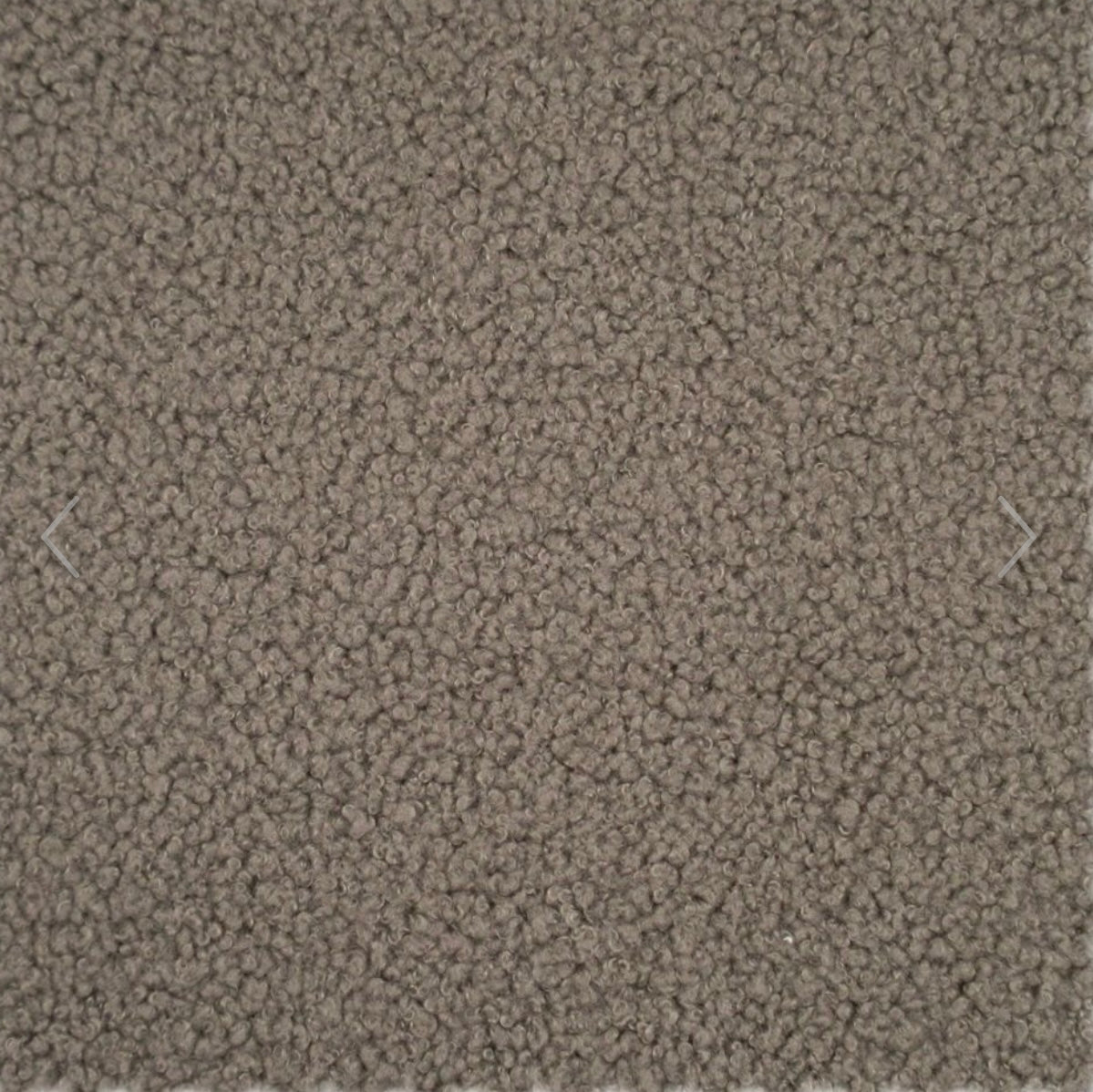 Dozzy Pouf – Teddystoff Dunkelgrau