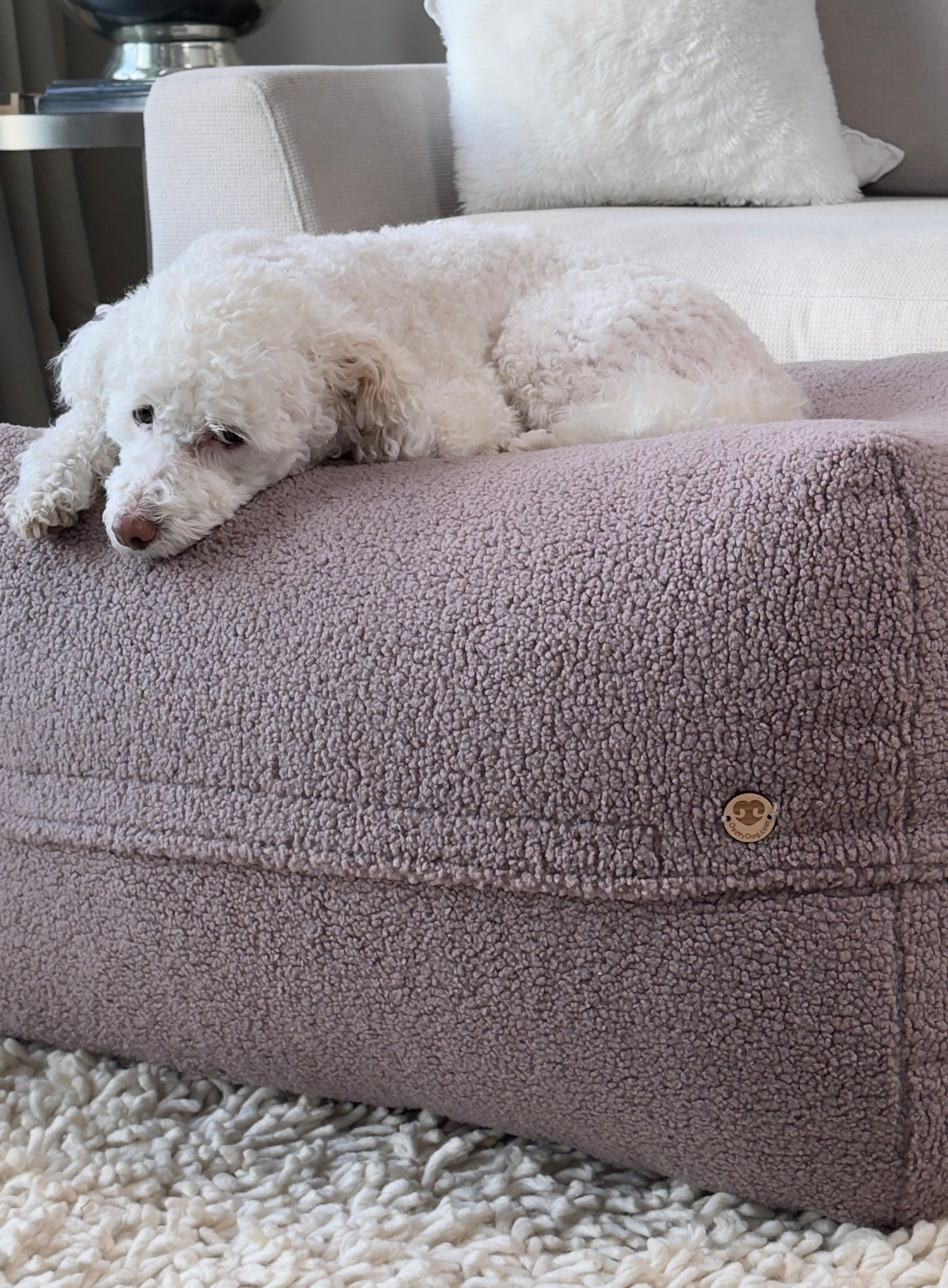 Dozzy Pouf – Teddystoff Altrosa