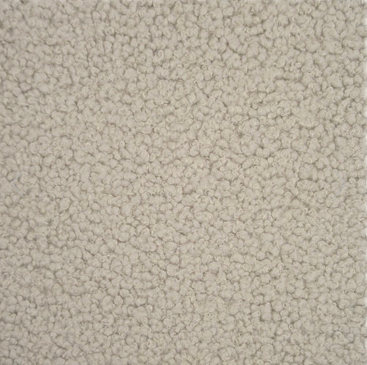 Dozzy Pouf – Teddystoff Hellgrau