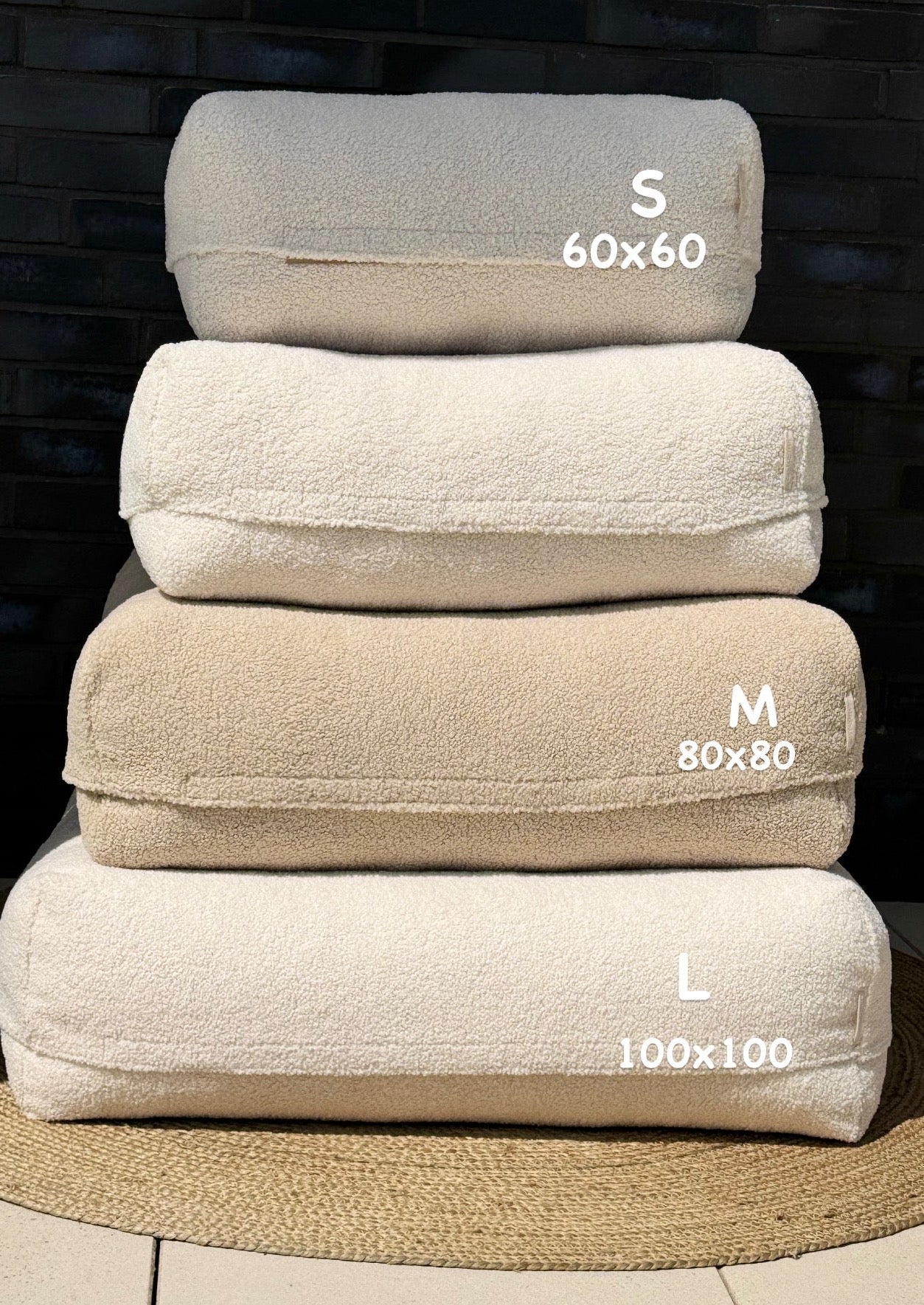 Dozzy DreamPad - Teddystoff creme offwhite