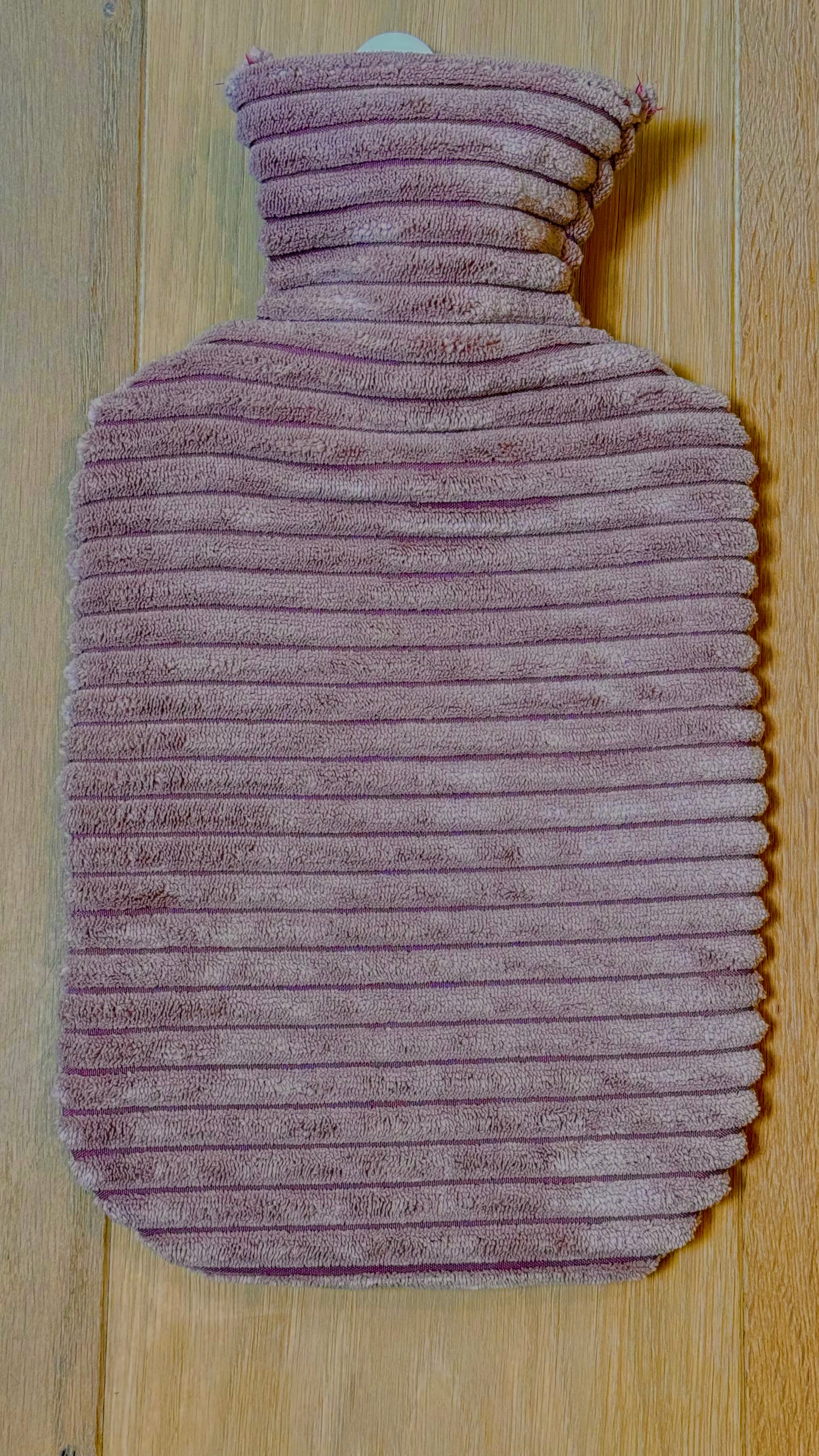 Wärmflasche Breitcord Altrosa