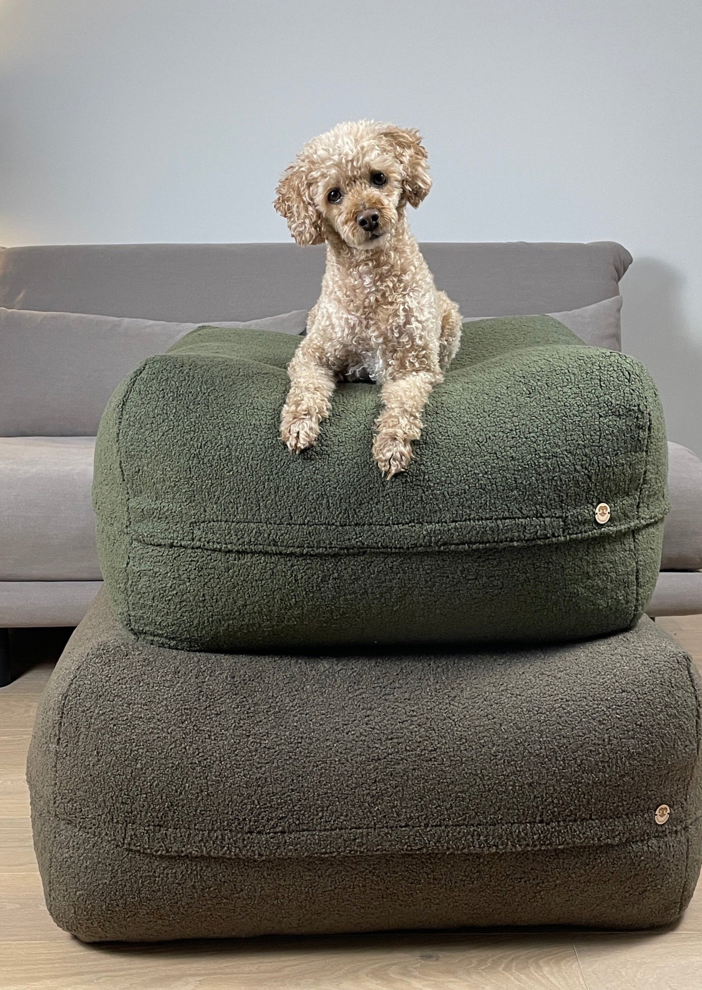 Dozzy Dog Bed – Teddystoff Olive/Kahki