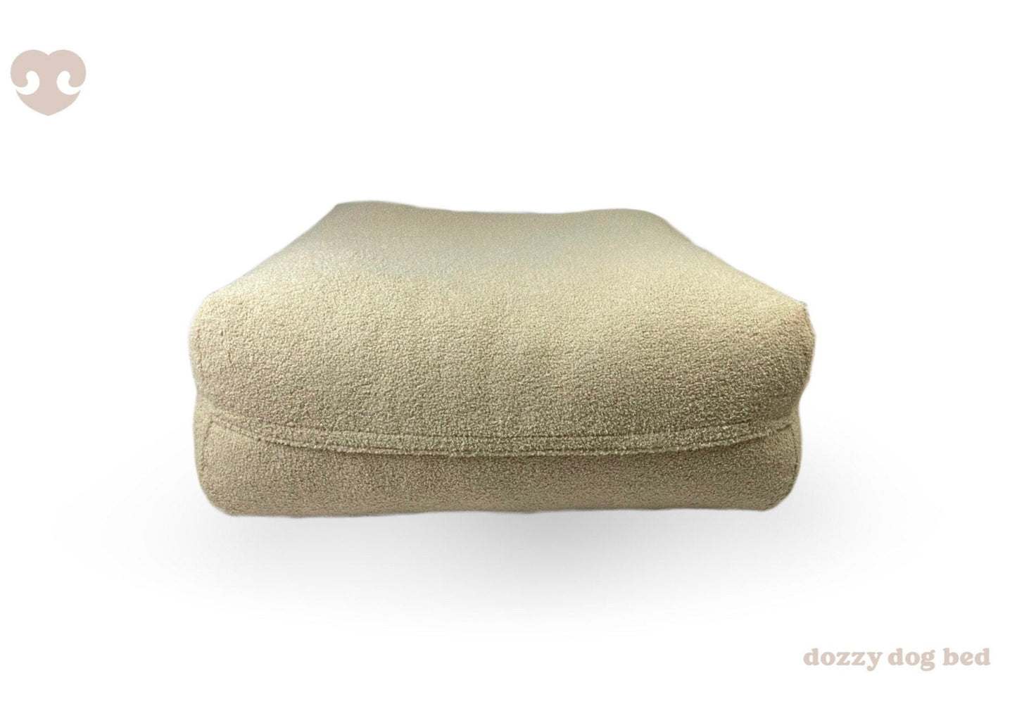 Dozzy Dog Bed – Teddystoff Beige